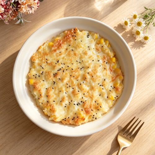 Air Fryer Cheesy Baked Corn