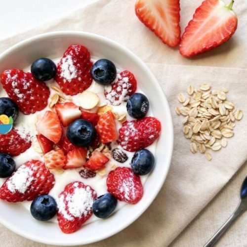 yogurt fruit oat salad recipe