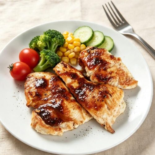 Black Pepper Chicken Breast Recipe Low-Oil Weight Loss Meal