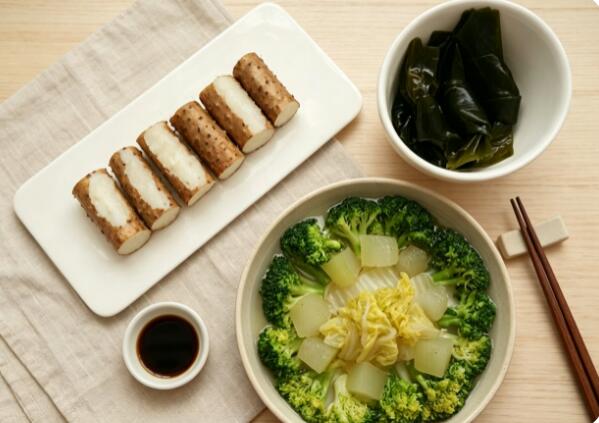 boiled vegetables with chinese yam recipe